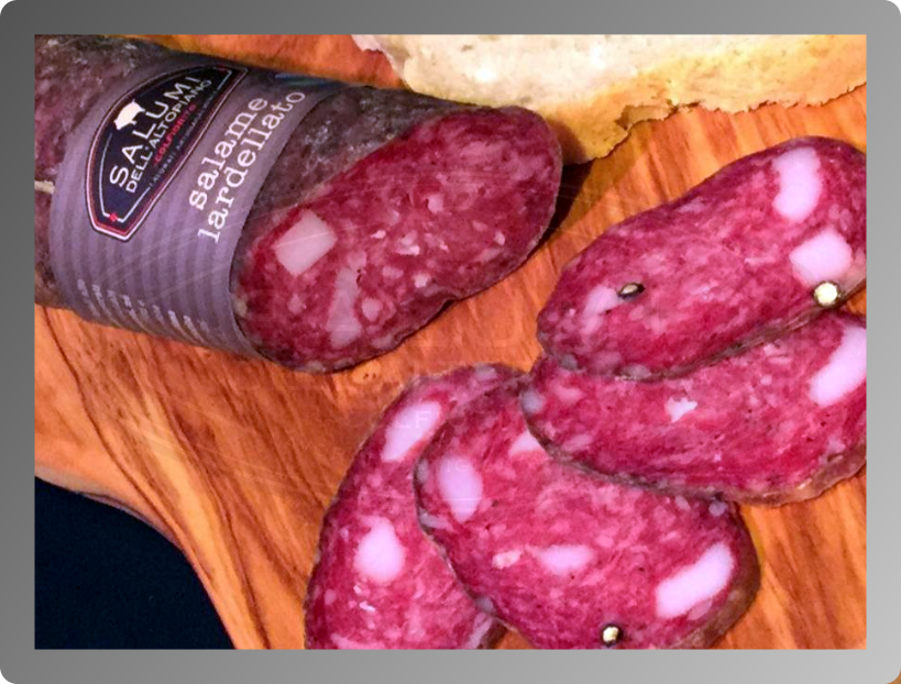 Salame lardellato senza conservanti altopiano colfiorito